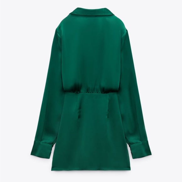 NWT Tiny Flaw Bloggers Favorite Satin Effect Dress - Picture 3 of 7